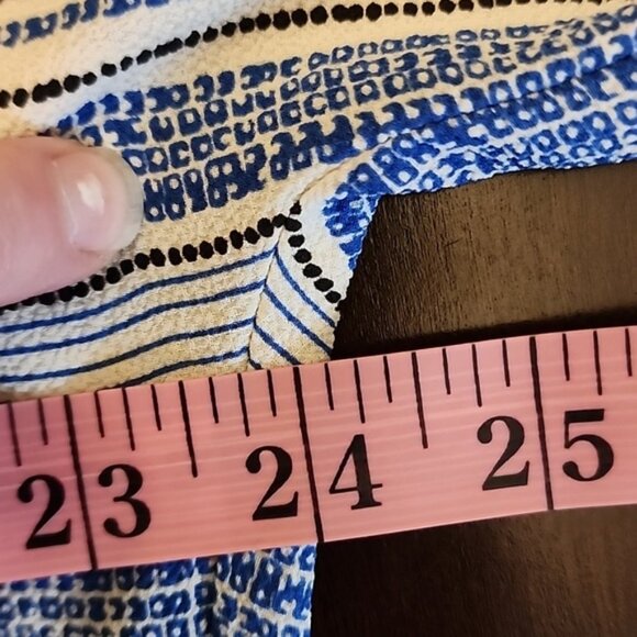 The Limited Striped Summer Blouse sz Large - Picture 7 of 7